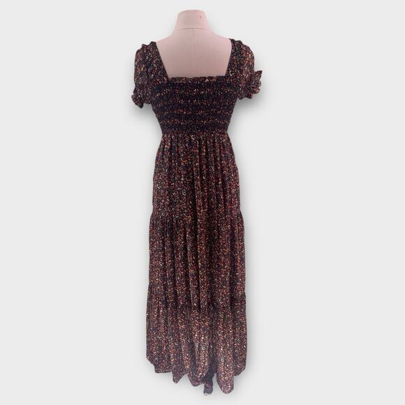 BuddyLove Maxi Dress Cottagecore Hattie Floral Puff Sleeves Romantic Fall S - Picture 2 of 8